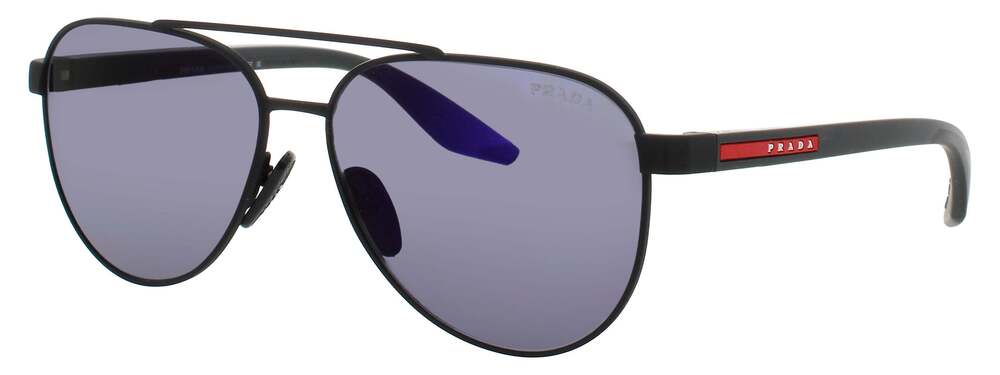 NWT Prada PS-A52S-DG005U Black Ps A52S 58mm Sunglasses